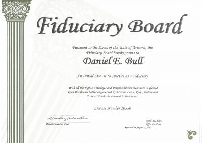 Fiduciary License